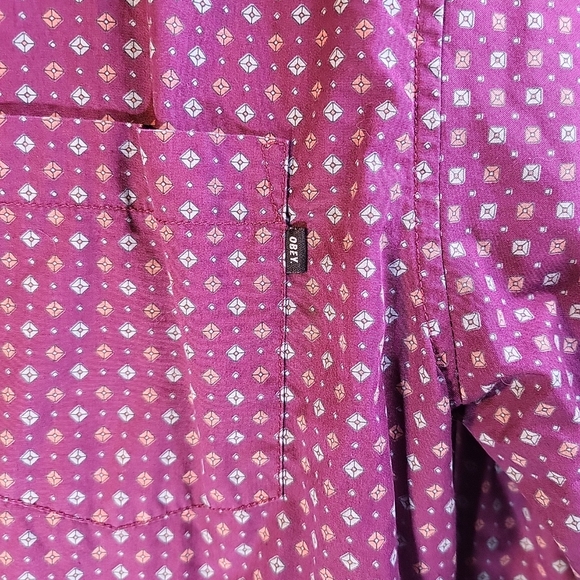 obey worldwide Button Shirt Men Size L - Picture 3 of 4